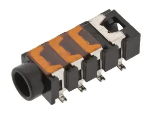 3.5mm hona 4-pol SMD @ electrokit