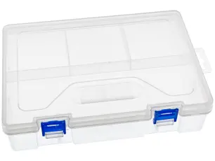 Förvaringslåda 225 x 155 x 60mm 5 fack @ electrokit