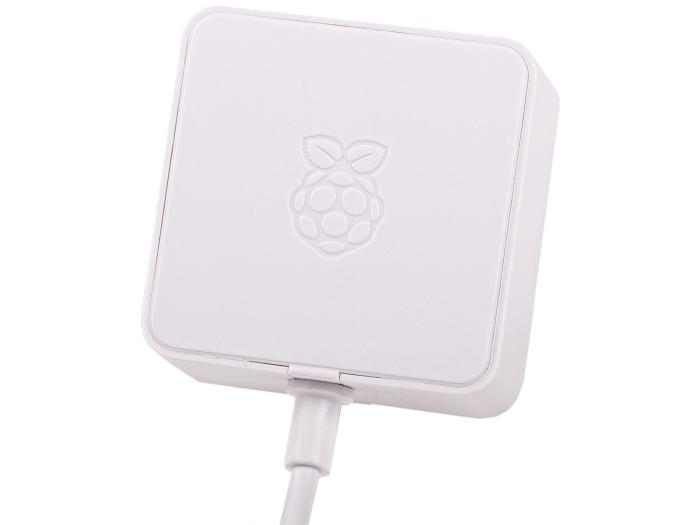 Strömförsörjning 15W USB-C Raspberry Pi 4 vit @ electrokit (2 av 2)