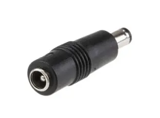 DC-adapter 5.5x2.1x11 hona till 5.5x2.5x9.5 hane @ electrokit