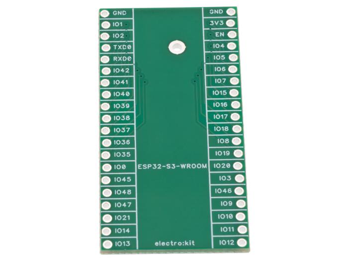 Adapterkort för ESP32-S3-WROOM @ electrokit (2 av 3)