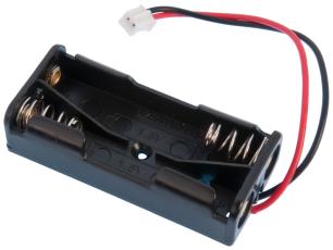 Batterih&aring;llare 2xAAA JST-PH-kontakt @ electrokit