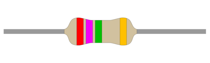 Resistor 1W 5% 2.7Mohm (2M7) @ electrokit (1 of 1)