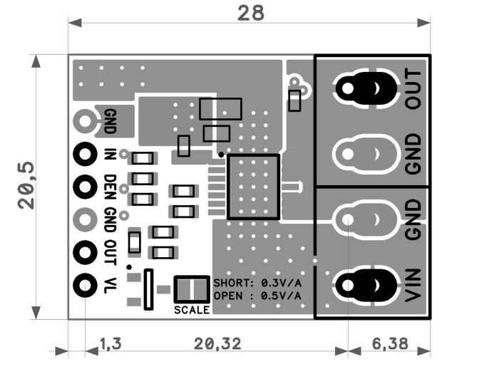 Elektronisk strömbrytare med strömmätning 6-18V 11A @ electrokit (5 av 5)