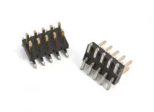 Stiftlist 1.27mm 2x5p SMD @ electrokit