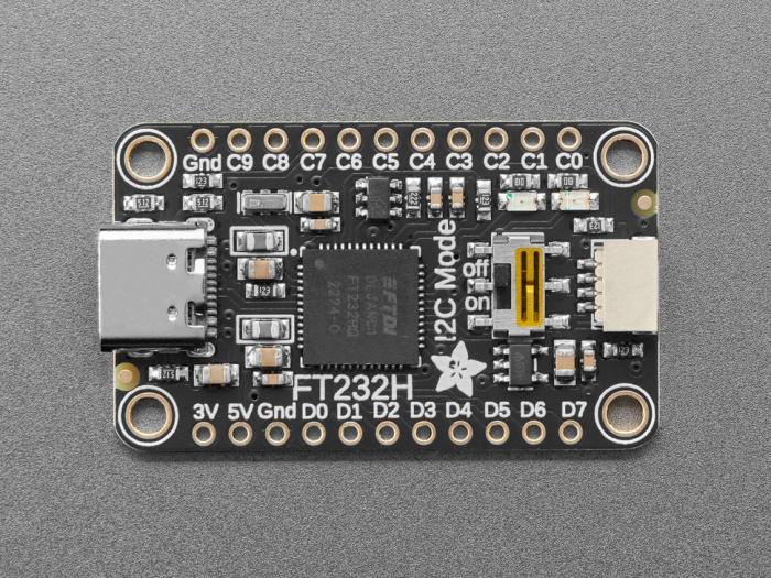 USB-C till GPIO, I2C, SPI, Qwiic - FT232H Breakout @ electrokit (2 av 5)