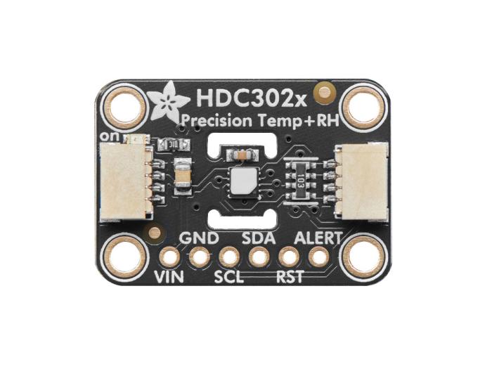 HDC3022 Temperatur- och luftfuktighetssensor monterad på kort @ electrokit (1 av 5)