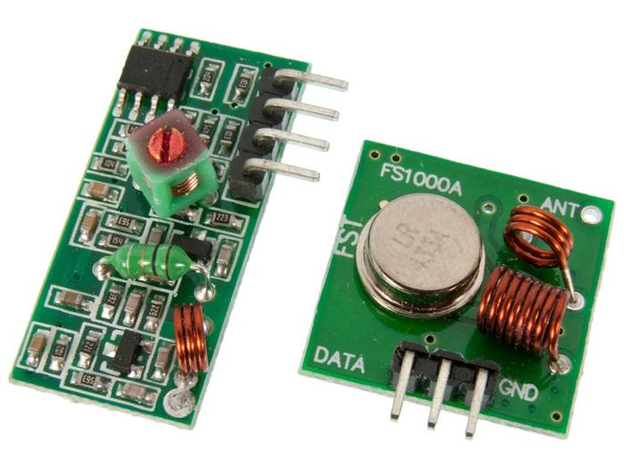 RF-link 433MHz transmitter and reciever @ electrokit (1 of 5)