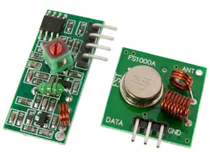 RF-link 433MHz sändare och mottagare @ electrokit