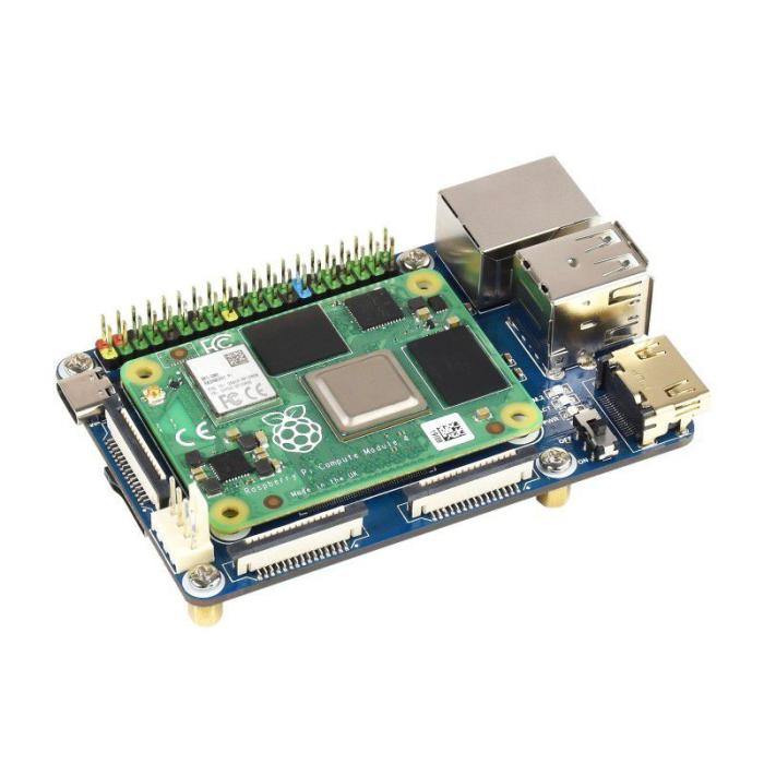 Compute Module 4 Mini Base Board @ electrokit (4 av 10)