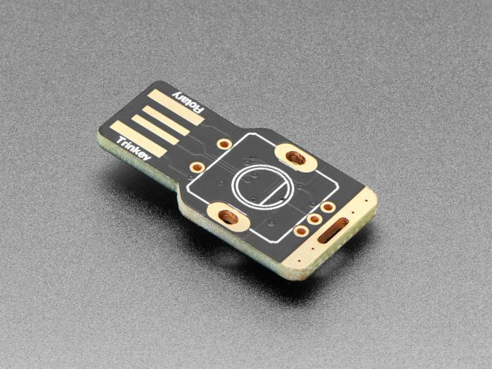 Adafruit Rotary Trinkey - USB NeoPixel Rotary Encoder @ electrokit (3 of 6)
