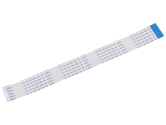 FPC-kabel 20-pol 1.0mm 200mm motsatt-sida @ electrokit (1 av 1)