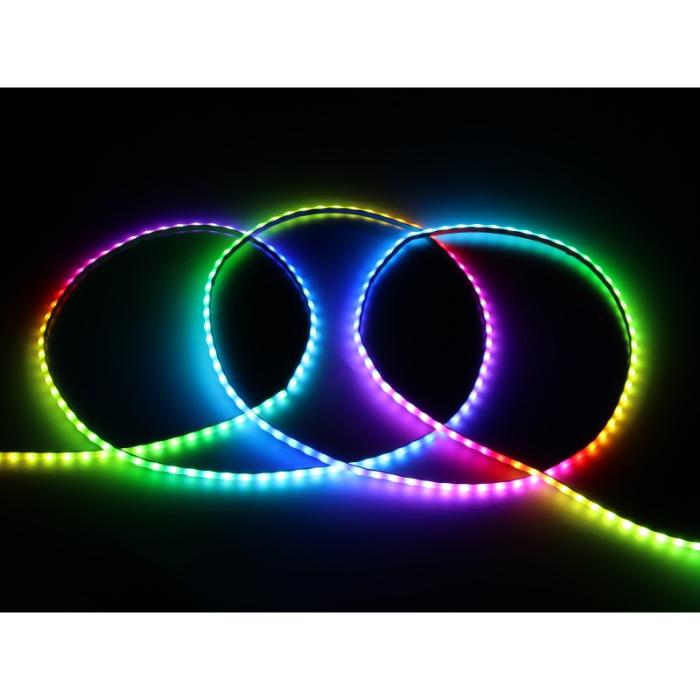 RGB LED-strip 1m WS2812B 160LED/m 12W/m 5V @ electrokit (3 of 10)