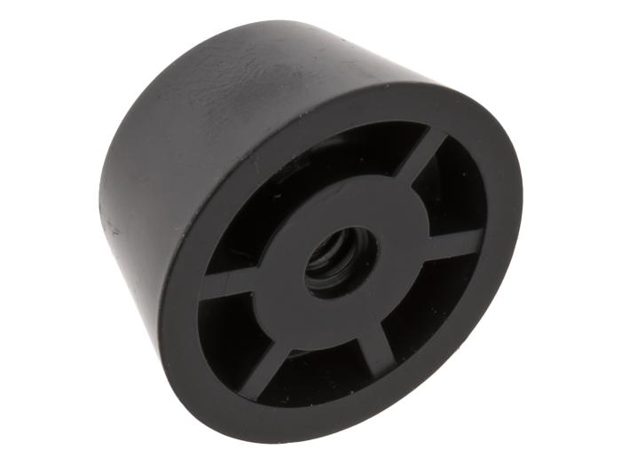 Apparatfot för M3 ø20x10.5mm svart PVC @ electrokit (2 av 2)