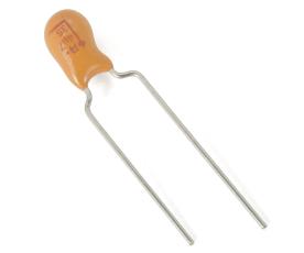 Tantalum 3.3uF 35V 2.54mm @ electrokit