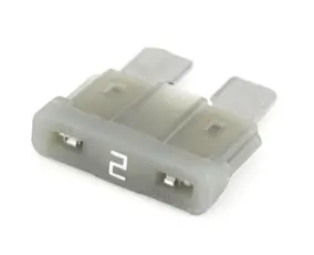 Flatsäkring 2A 32VDC - MIDI ATO ATC grå @ electrokit