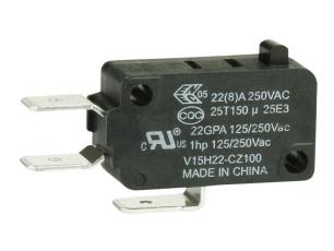 Mikrobrytare V15 250VAC 26A @ electrokit
