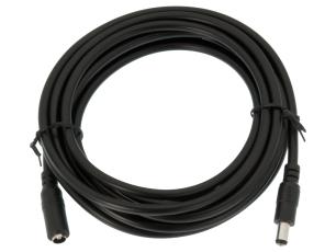 DC extension cable 2.1/5.5mm male/female 3m @ electrokit