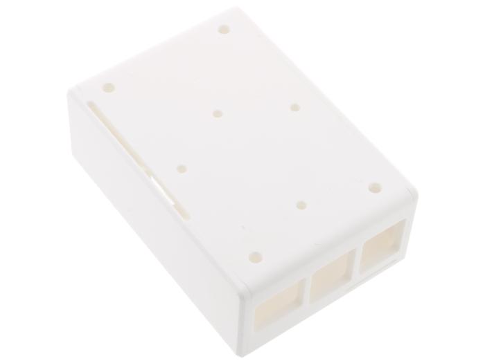 Inbyggnadslåda för Raspberry Pi 4 + PoE HAT - vit @ electrokit (2 av 3)