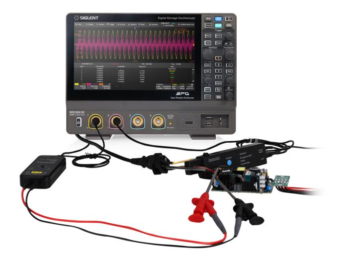 Oscilloskop 100MHz 4-kan 12-bit Siglent SDS1104X HD @ electrokit (9 av 10)