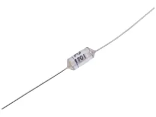 Polystyren 1000pF 250V 1% axiell @ electrokit