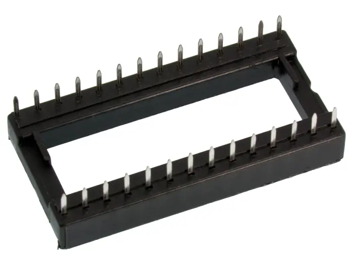 DIL-hållare 28-pin 0.6