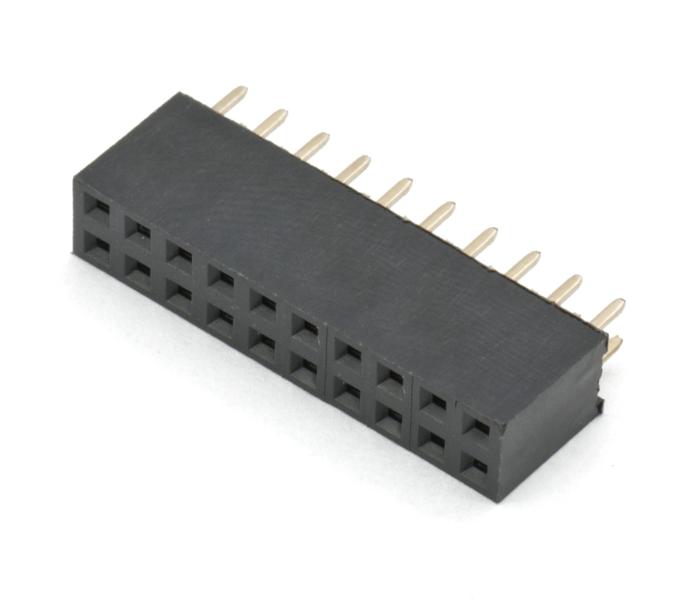 Female header 2.54mm 2x10p @ electrokit (1 of 1)