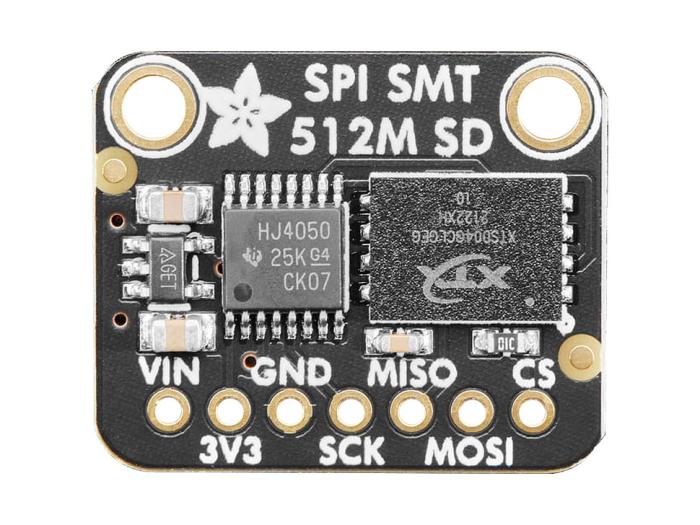 SD-kort 512MB SPI monterad på kort @ electrokit (1 av 4)