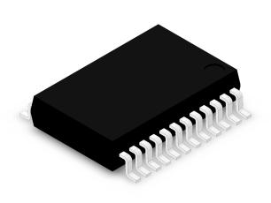 TB6612FNG SSOP-24 motor driver H-bridge 1A @ electrokit