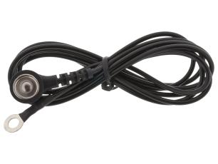 Jordkabel ESD-knapp hona 1Mohm 1.5m @ electrokit