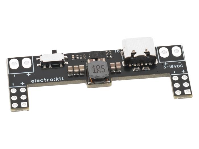 Strömförsörjning för kopplingsdäck 3.3/5V USB-C @ electrokit (1 av 8)