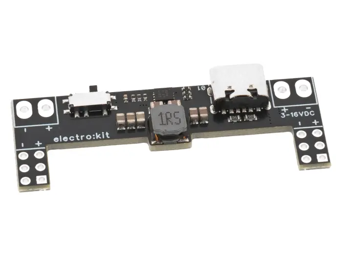 Breadboard Power Supply 3.3/5V USB-C @ electrokit (1 of 8)