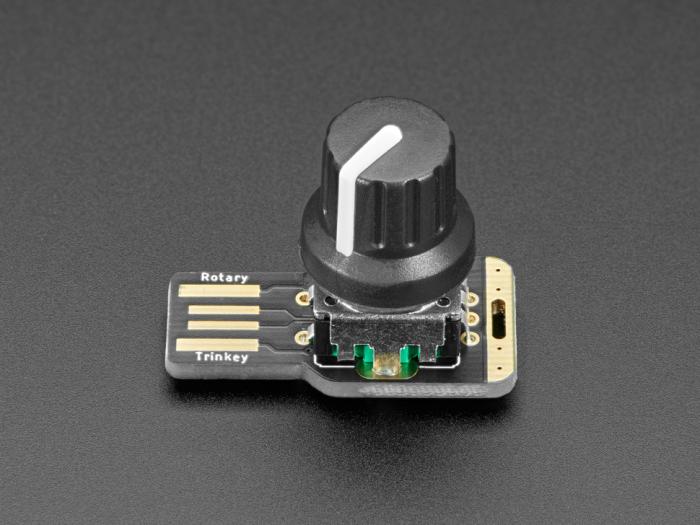 Adafruit Rotary Trinkey - USB NeoPixel Rotary Encoder @ electrokit (4 of 6)