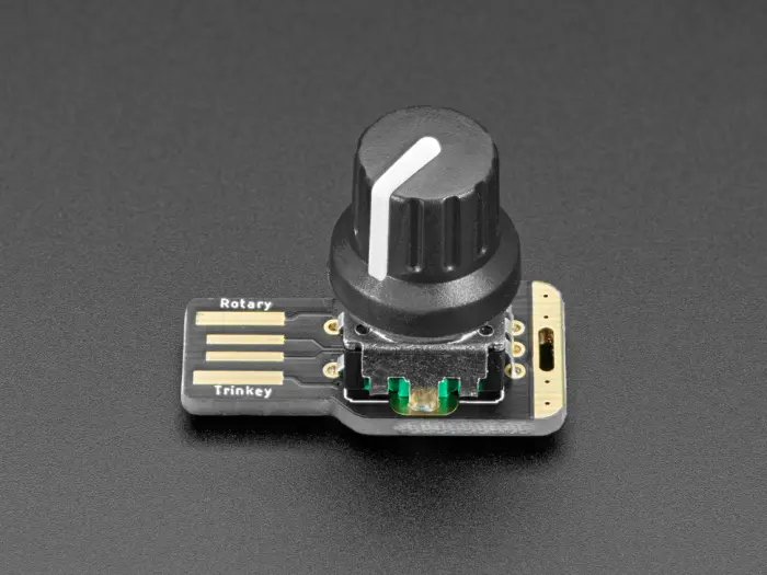Adafruit Rotary Trinkey - USB NeoPixel Rotary Encoder @ electrokit (4 of 6)