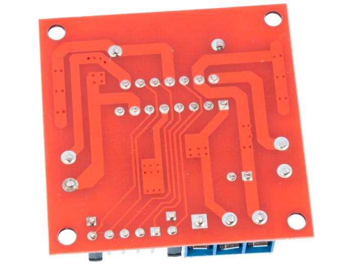 Motor driver L298 dual H-bridge 5-35V 2A @ electrokit (2 of 3)
