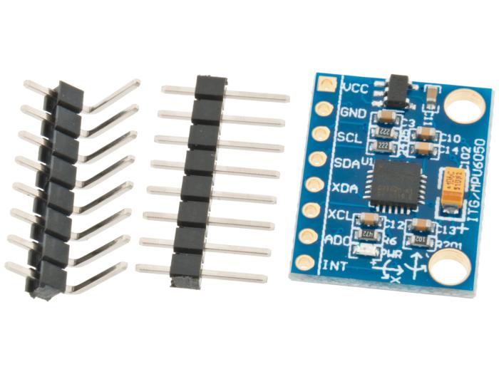 6-axlig IMU accelerometer och gyro MPU6050 - I2C @ electrokit (3 av 3)