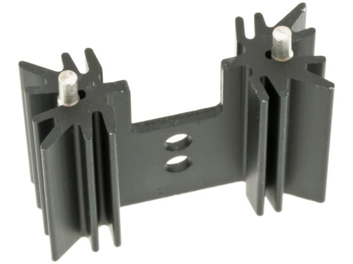 Kylfläns TO-126/TO-220/TO-3P 34.9x25.4x12.7mm @ electrokit (2 av 2)