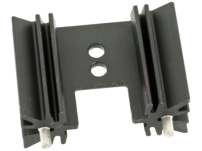 Kylfläns TO-126/TO-220/TO-3P 34.9x25.4x12.7mm @ electrokit (1 av 2)