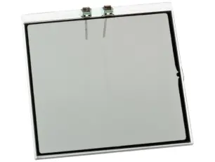 Växlingsbart sekretessglas LCD öppen/stängd 31x33mm @ electrokit