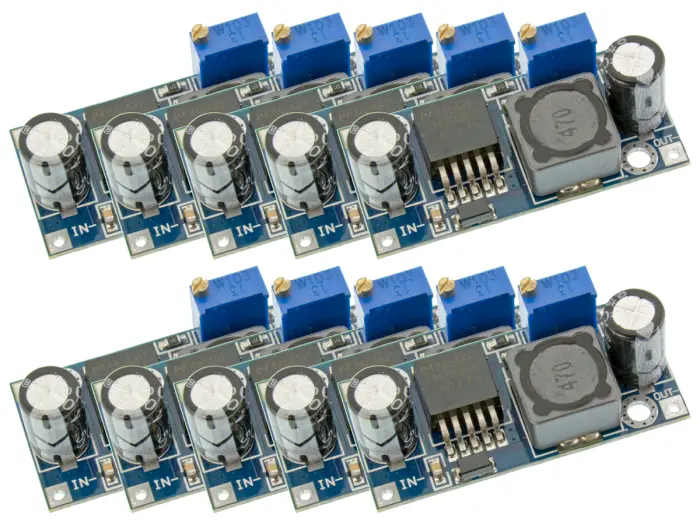 DC-DC omvandlare step-down 1.23-30V 1.5A - 10-pack @ electrokit (1 av 1)
