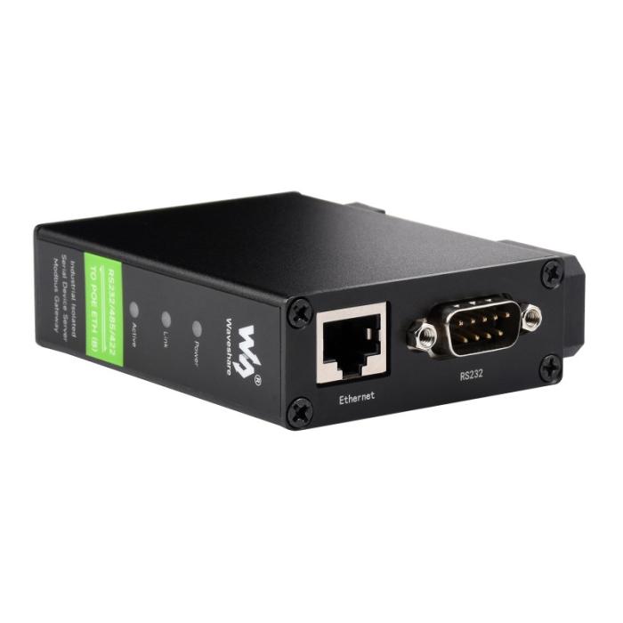 RS485, RS232 , RS422 to Ethernet PoE, DIN rail @ electrokit (3 of 5)