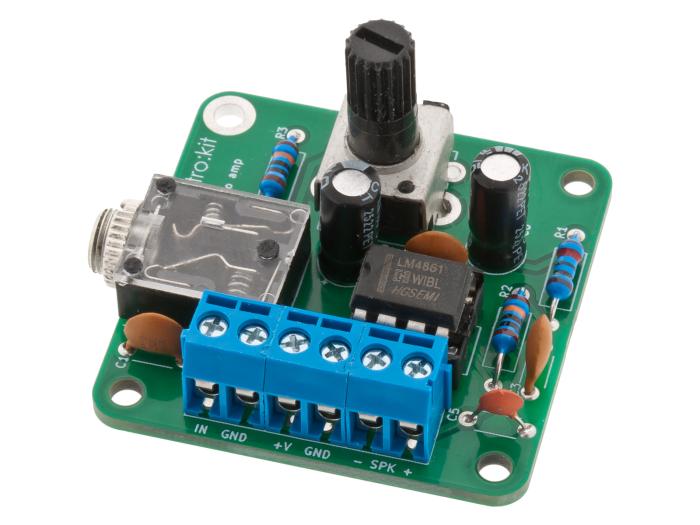 Audioförstärkare 1W mono LM4861 @ electrokit (2 av 7)