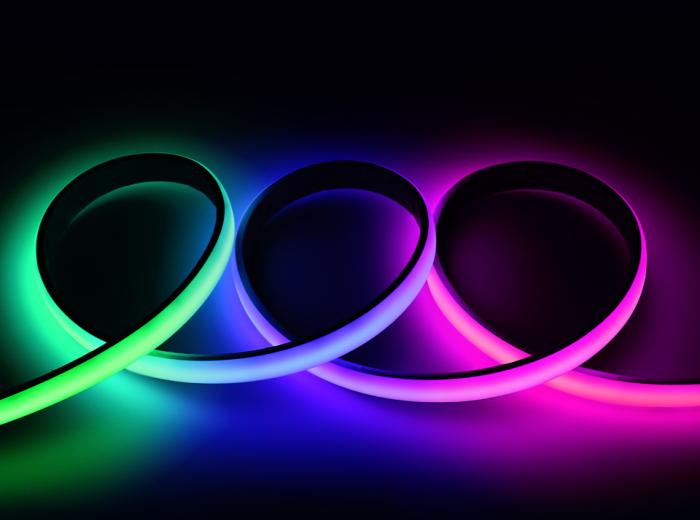 RGBCW COB LED-strip 5m WS2812B 1428LED/m 26W/m 24V @ electrokit (4 of 10)