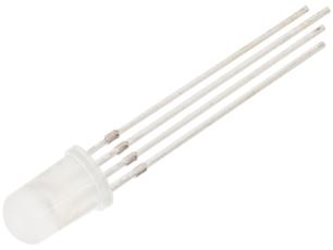 LED 5mm RGB diffus CA @ electrokit