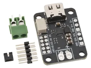 Strömförsörjningskort PD-Trigger USB-C 5-20V @ electrokit