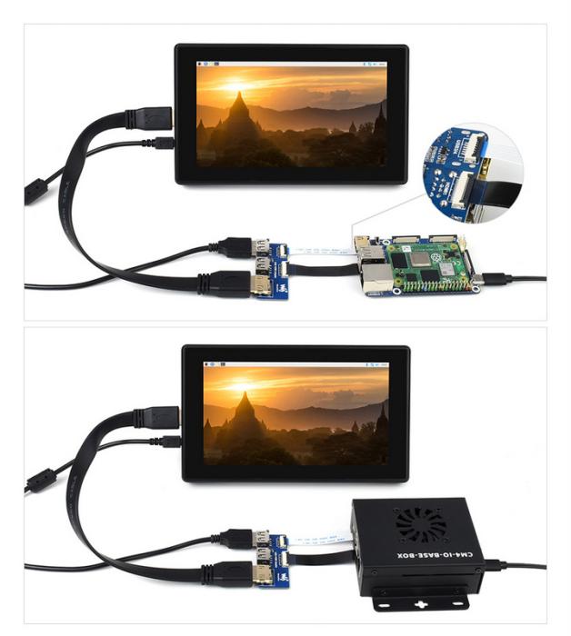 CM4 Mini Base Board USB- och HDMI-adapter @ electrokit (6 av 7)