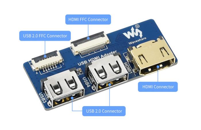 CM4 Mini Base Board USB- och HDMI-adapter @ electrokit (7 av 7)