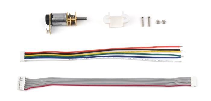DC-motor with gearbox 12VDC 1:150 200rpm with encoder @ electrokit (7 of 8)