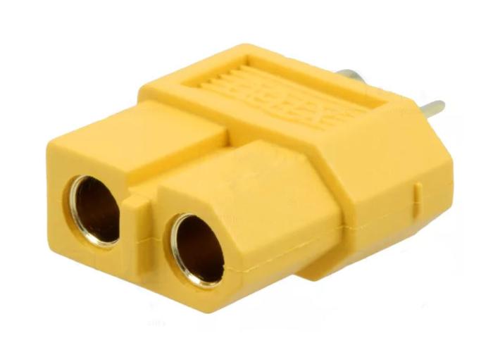 XT60 strömkontakt 2-pol 30(60)A hona @ electrokit (1 av 1)