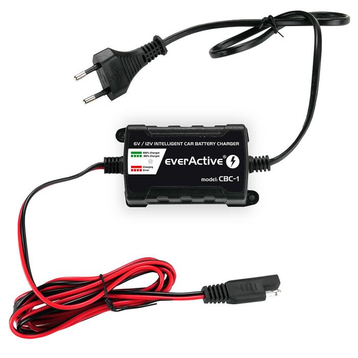 Battery charger for 12V GEL/AGM lead-acid 1A @ electrokit (2 of 10)